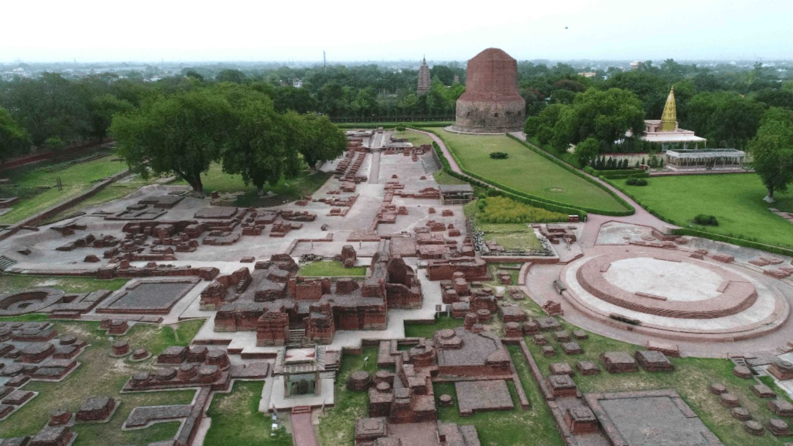 khu di tích khảo cổ Sarnath (Lộc Uyển, Isipatana) ở bang Uttar Pradesh, Ấn Độ